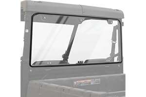 A & UTV PRO Rear Windshield for 2015-2023 Polaris Ranger Midsize 500 570 Crew ,2022-2023 SP 570 ,Back Window Heavy Duty Acces