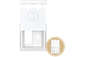 DHT VENTURES HomeStar Safety Light Switch Guard | Rocker-Toggle Combo Style | Child Proof Light Switch Plate | Tamper-Proof Switch Protection | Switch Lock Cover