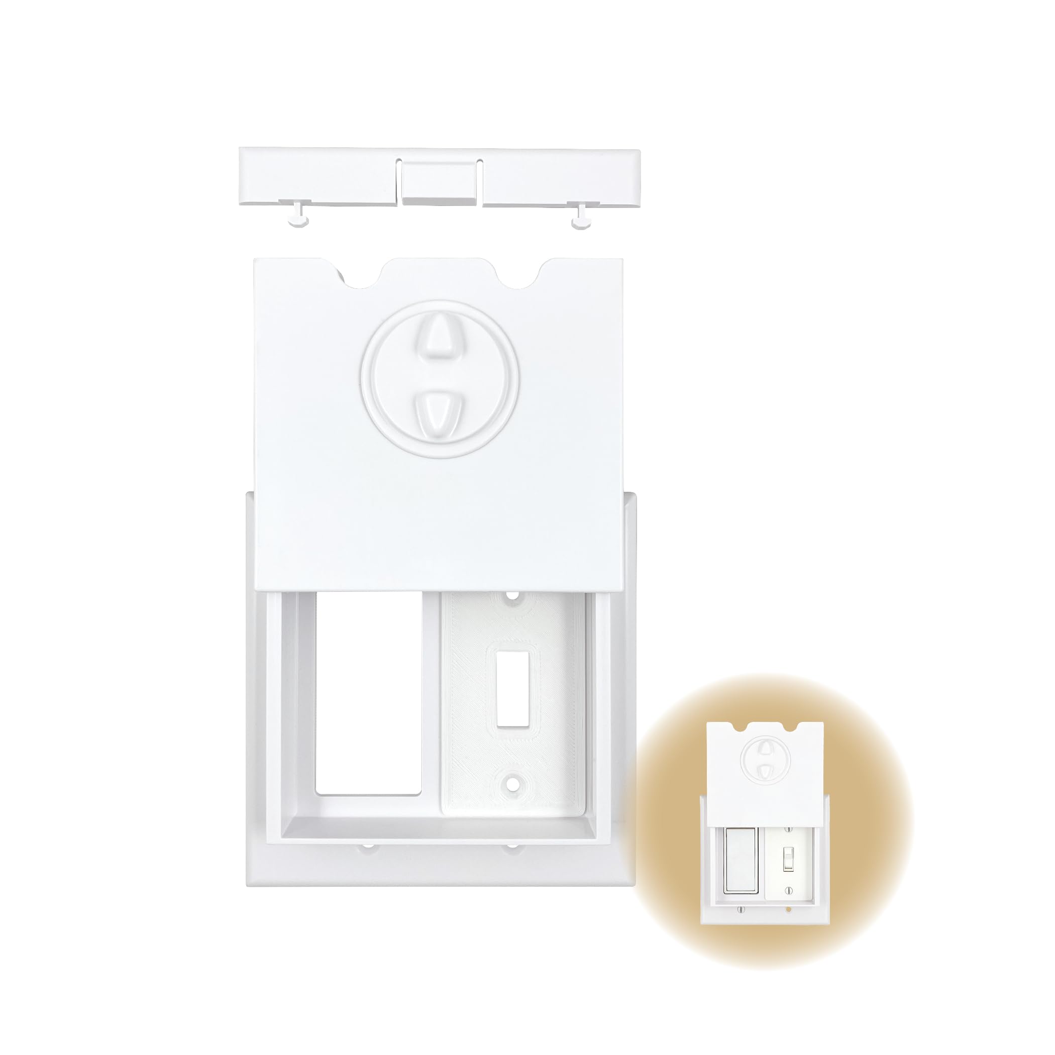 HomeStar Safety Light Switch Guard | Rocker-Toggle