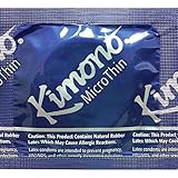 Kimono Microthin Premium Lubricated Ultra Thin Latex Condoms and Silver Pocket/Travel Case-36 Count