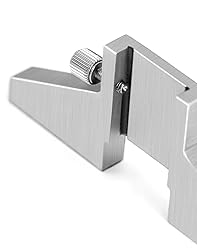 QWORK Caliper Depth Base Carbon Steel T-Bar