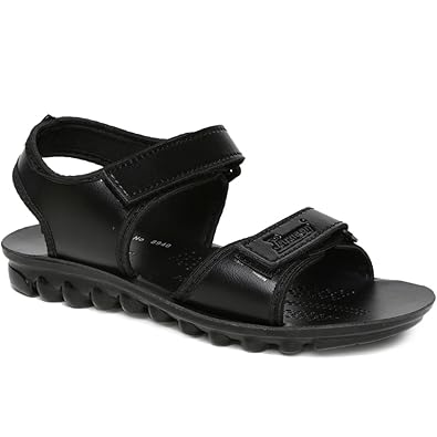 P-Toes Kid's Black Sandals
