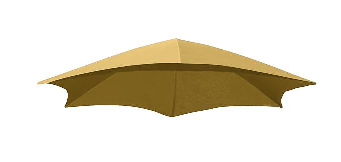 Vivere DRMUF-SD Sonnenschirm Stoff, beige