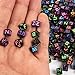 Letter Beads - 1000-Count Alphabet Beads for Kids Jewelry Making, Bracelet, Necklaces, Multicolored Cube Beads, 0.25 x 0.25 x 0.25 Inches