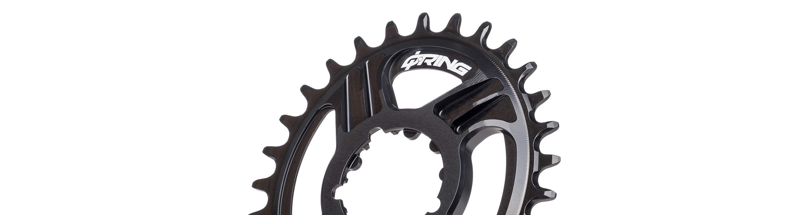 Rotor Unisex - Adult Q-Ring, Direct Mount SRAM 3mm Offset, 34Z, Black Chainring, 34