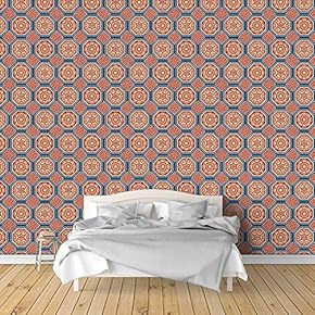 Wall Murals for Bedroom Beautiful Chinese Traditional Pattern Removable Wallpaper Peel and Stick Wall Stickers - 66x96 inches