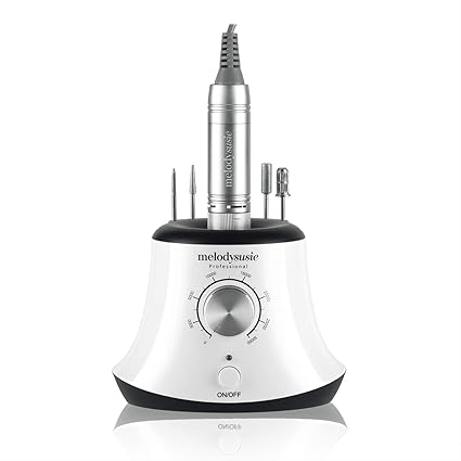 MelodySusie Nagelfräser,Professionelle Elektrische Nagelfeile Maniküre Set/Pediküre Maschine Fräser für Nagelstudio/Privaten 