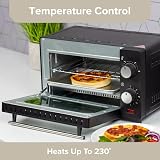 Quest 35409 Compact 9L Mini Oven, 650W, Adjustable Temp 100-230°C view 7