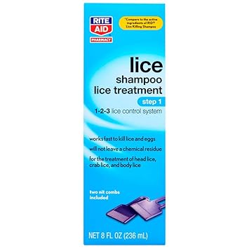 Amazon Com Rite Aid Lice Shampoo 8 Oz Lice Treatment And Comb