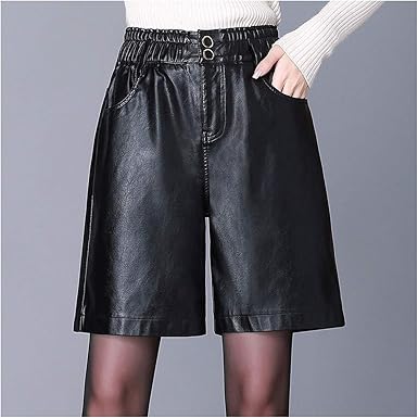 leather shorts amazon