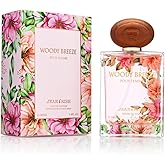 Jean Rish Woody Breeze Perfume for Women Eau De Parfum, Long-Lasting Luxury Fragrance, Made In USA - Pear, Jasmine, Iris, Vanilla, Patchouli Scent - 100ml / 3.4 oz