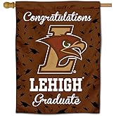 Lehigh Mountain Hawks College Graduation Gift Banner Flag