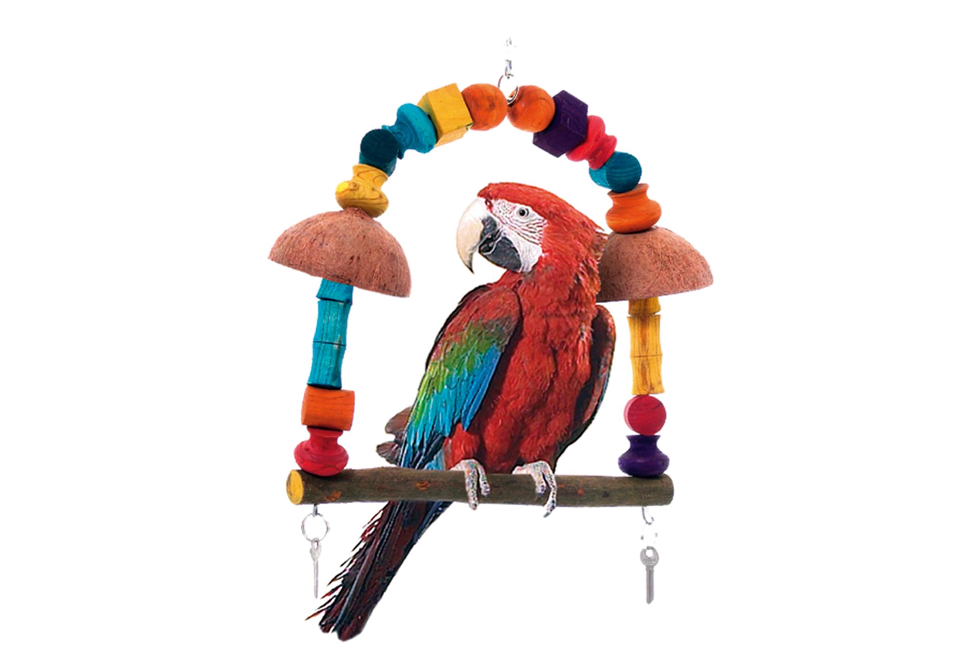 Karlie Natural Toy for Parrots L: 36 cm W: 41 cm H: 39 cm