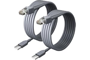 LIENIAO (2PCS) 6.5ft Scanner Charger Cable for Symbol/Motorola/Zebra DS8108 Scanner Cable LS2208 LS4278 LS3578 DS2208 DS6878 DS9808 DS4208 DS9208 DS8178 DS9308 DS9908 STB4278 LI4278 USB Cable CBA-U01-S07ZAR