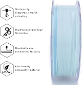 ZIRO Multicolor 3D Printer Filament Translucent PLA 1.75mm 1KG Winter view 5