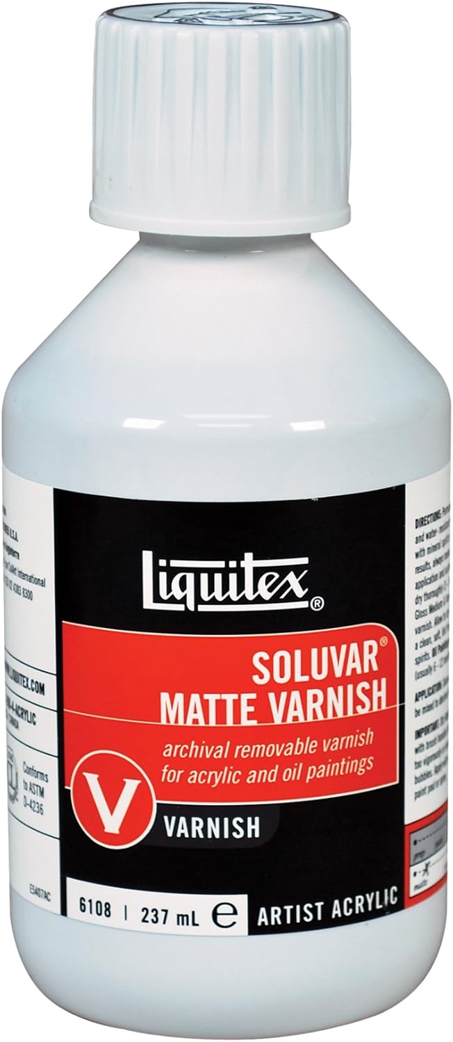 Liquitex Professional Soluvar Matte Varnish, 8oz Amazon.ca Home & Kitchen