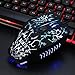 BAKTH Multiple Color Rainbow LED Backlit Mechanical Feeling USB Wired Gaming Keyboard and Mouse Combo for Working or Gamethumb 2