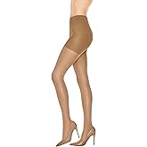 Hanes Leg Boost Women's Moisturizing, Graduated Compression, Control Top, Sheer Toe, Tights