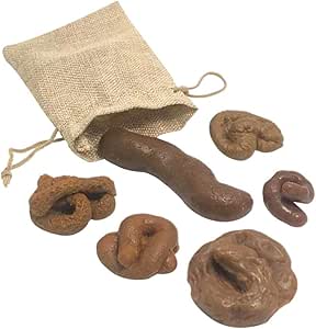 Kisangel 1 Set Realistic Poop Fake Human Poop Crap Turd Shit Dog Poop ...