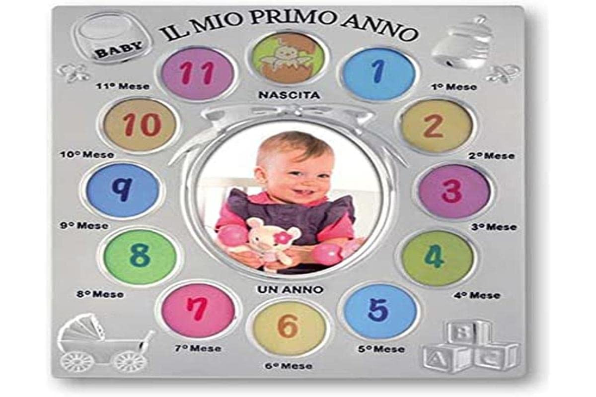 Zep Nascita IT Photo Frame, Metal, Multi-Colour