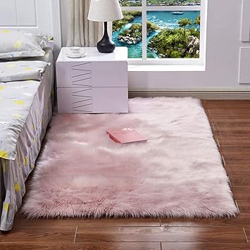 Amazon Com Fluffy Rugs Bedroom Furry Bedside Sheepskin Rugs