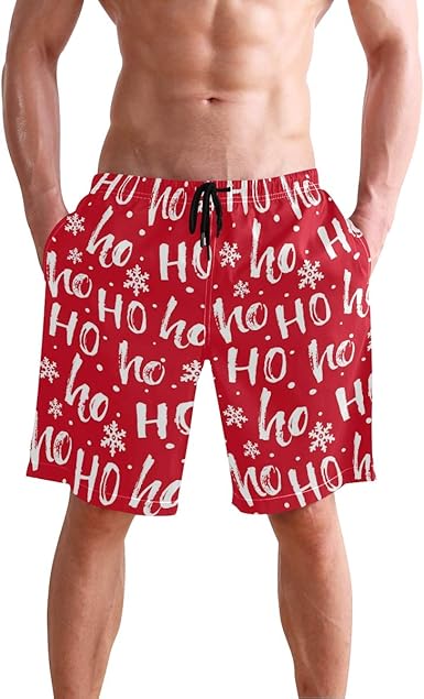 christmas swimming shorts