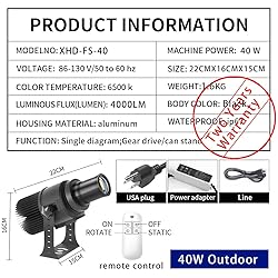 COLIFINE 40W Custom GOBO