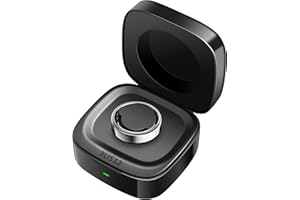 finlusri Smart Ring Charger Case Only Compatible with Oura Ring Gen 3 Heritage/Horizon - Rings Charging Box with Indicator Light - Portable for Ring Storage, Travel, Prevent Scratches (Size 12)