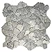 Stone Grey Mosaic Tile 1 sq.ft. (Mesh Mounted)