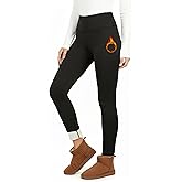 Buauty Womens Fleece Lined Leggings for Winter High Waisted Yoga Pants Tummy Control Soft Thermal Warm for Hiking