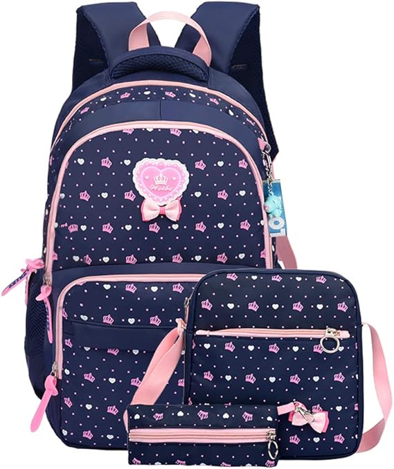 Cute School Backpacks Bookbags Set Schoolbags School Bag Kits Princess