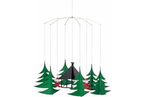 FLENSTED MOBILES Pixies in The X Hanging Mobile - 11 Inches - High Quality - Handmade in Denmark by Flensted