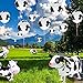 40 Pieces Funny Cow Balloons Farm Animal Latex Balloons, Black and White Balloons with 3 Sizes, Great for Birthday Party Cow Theme Party Decoration