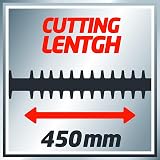 Einhell GH-EH 4245 Electric Hedge Trimmer 45cm Cutting Length Laser Cut Blades view 6