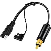 BMW Cigarette Lighter Splitter Adapter - SAE Connector to DIN Plug for Car Power Charger Port
