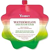 Watermelon Facial Scrub Cream,Watermelon Face Scrub,Daily Facial Scrub - Gently Exfoliates, Cleanses, Removes Dead Skin, Blackheads, Pores and Acne For all Skin Types