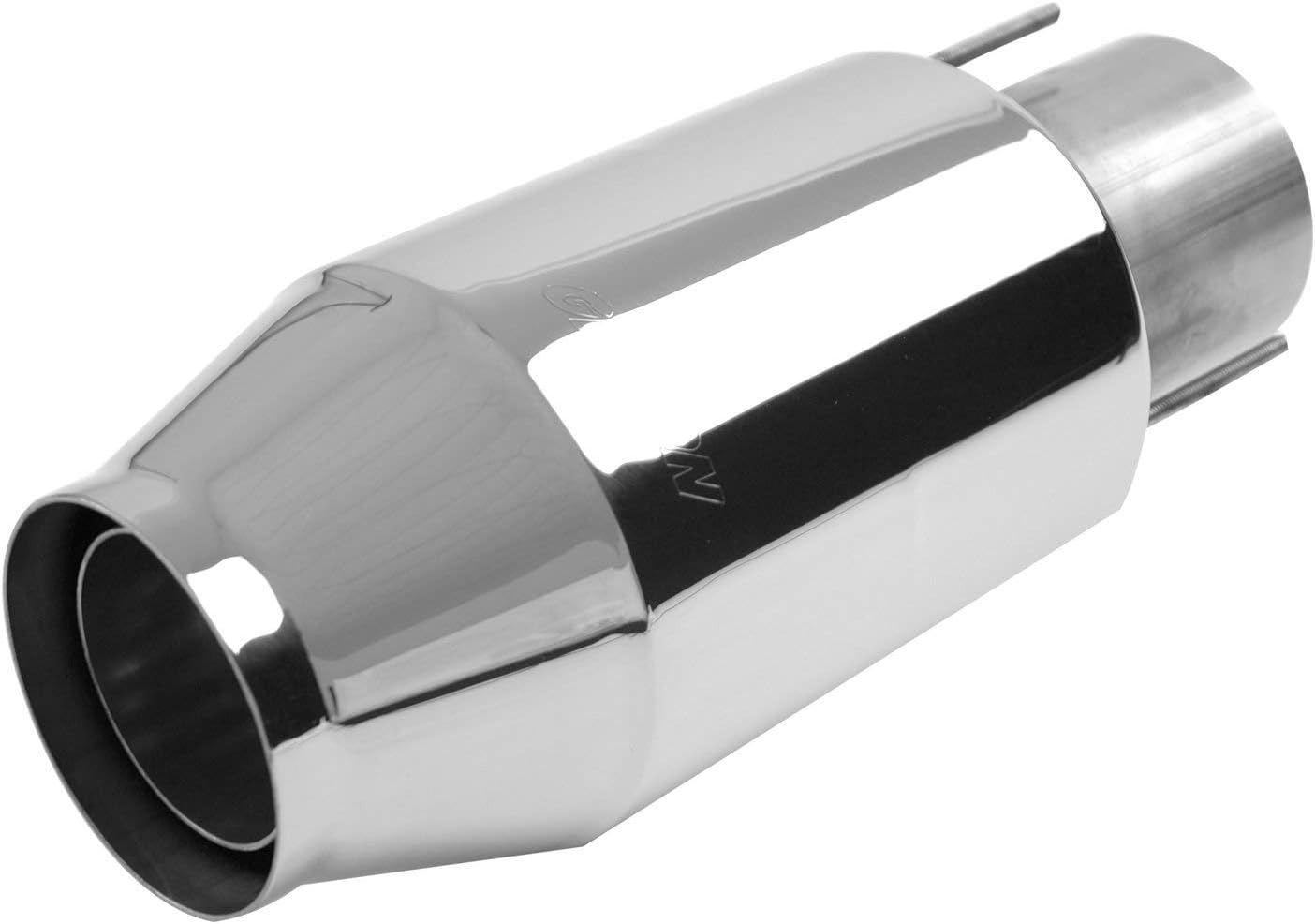 Gibson 110002 Polished T304 Stainless Steel Marine Muffler Automotive