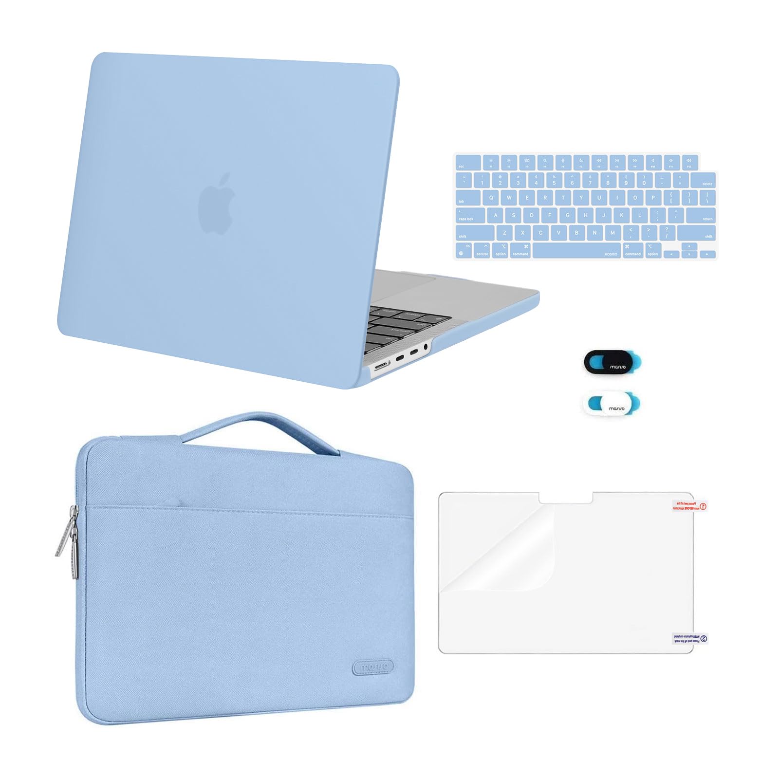 Cover Per MacBook Pro 14'' 2021-2024 - Custodia Rigida Trasparente, Compatibile Con Modelli M1-M4 - Foto 5