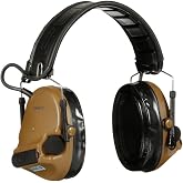 3M PELTOR PELTOR ComTac V Hearing Defender Headset,Foldable, Coyote Brown, MT20H682FB-09 CY