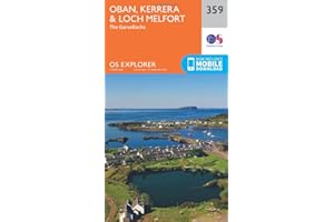 Oban, Kerrera and Loch Melfort (OS Explorer Active Map)