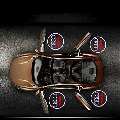 LED Projector for Audi Logo Easy Installation Car Door Welcome Light Ghost Shadow 2-pc Set