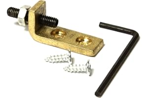 COLIBROX Tremolo Stopper Stabilizer for Floyd Rose and other floating guitar bridges, Brass(ship from usa)