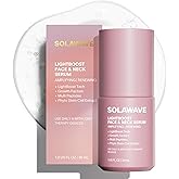 Solawave LightBoost Red Light Therapy Serum for Face & Neck | Enhances Beauty Wand & Microcurrent Devices | Boosts Collagen & Hydration for Radiant Skin, Reduces Appearance of Wrinkles & Fine Lines