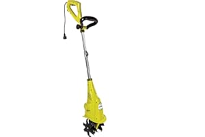 Sun Joe TJ599E Electric Corded Garden Cultivator w/ 2.5A Motor and Steel Blades, Cultivates in 6.3 Inch Wide Path for Small G