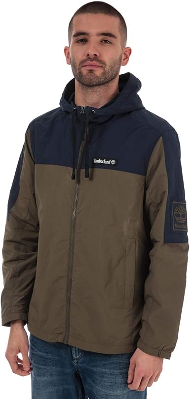 timberland windbreaker hooded pullover