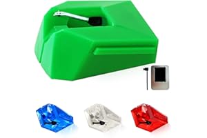 STFEDC AT-VMN95E Replacement Stylus — 0.3 × 0.7 mil Elliptical Diamond Tip • Compatible with Audio-Technica VM95E & AT-LP120X-USB Turntables • High-Fidelity Durable Replacement Needle