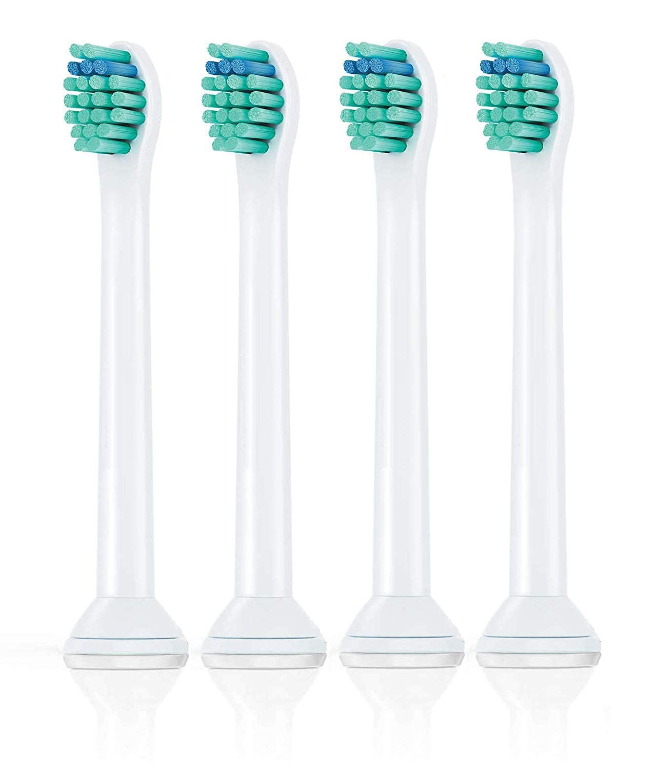 ProResults Compact Replacement Brush Heads Compatible with Philips Sonicare Toothbrush - Pack of 4