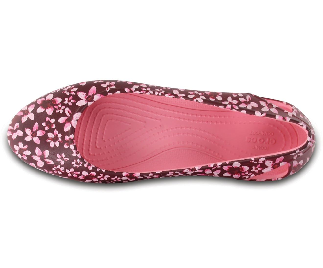 crocs women's croslite rubber ballet flats