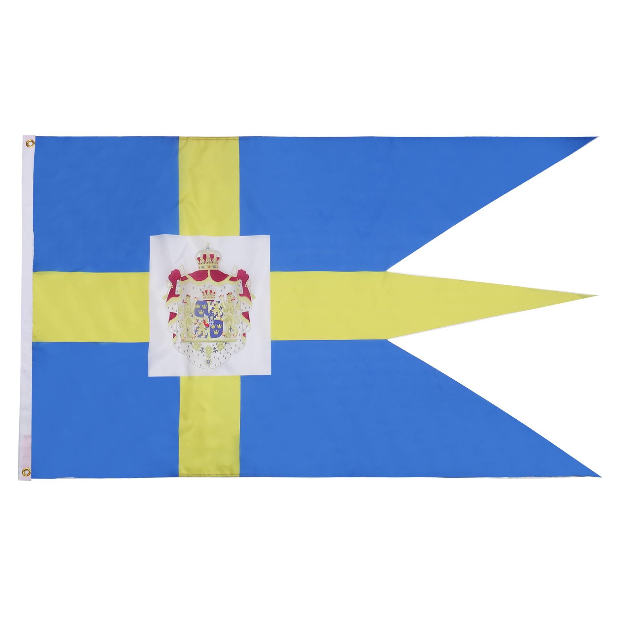 AZ FLAG - Kingdom Of Sweden Flag - 2x3 Ft - 100D Polyester Royal Swedish Banner with Two Metal Grommets - Fade Resistant - Vivid Colors - 2' x 3' Feet - 90x60 Cm