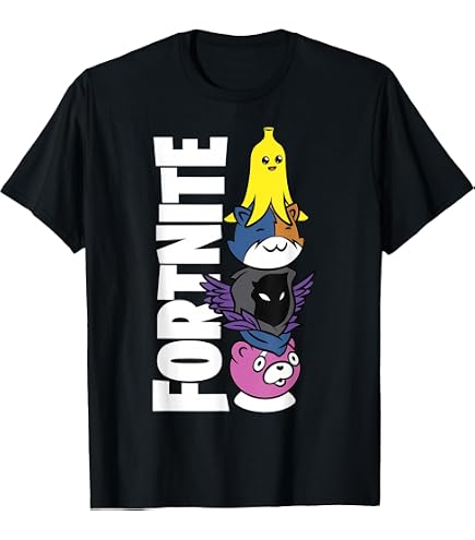 Amazon.com: Fortnite Totem Premium T-Shirt, Black, Small